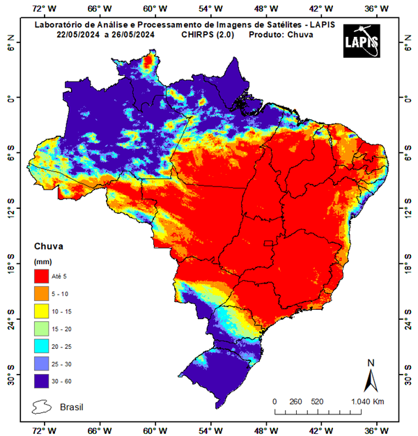 Mapa da precipitação_QGIS